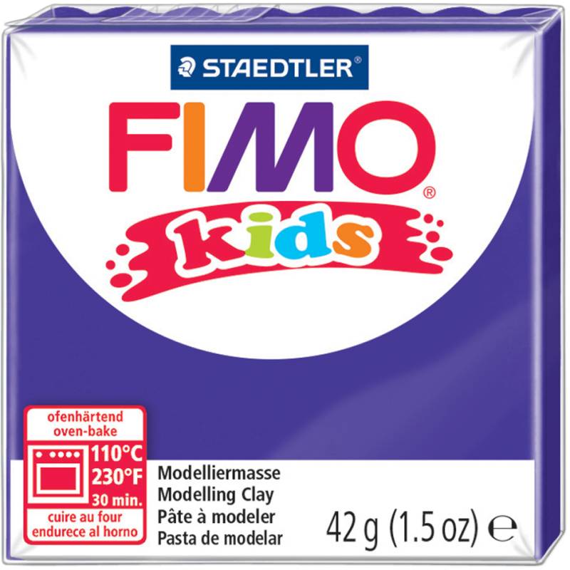 FIMO kids Modelliermasse, ofenhärtend, violett, 42 g von FIMO
