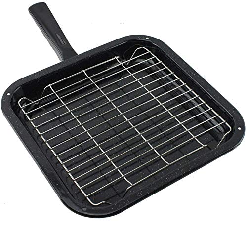 Find A Spare 285 mm x 275 mm Universal Ofen Grill Tray Rack Pan Assembly for Boats Caravans Mobile Homes Small Appliances von FIND A SPARE