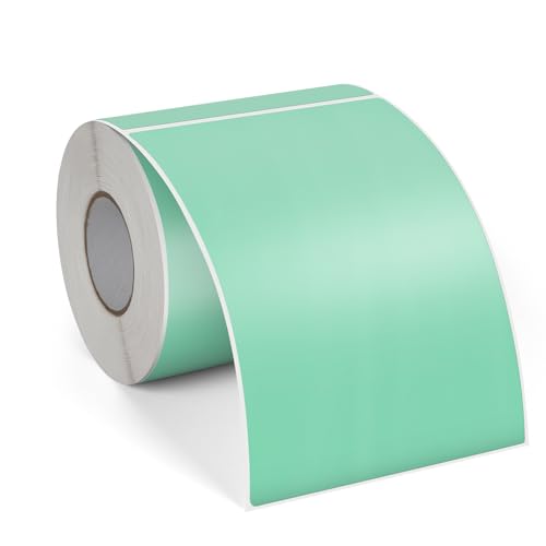 FINDAT Grün Thermo-Etiketten 100 x 150 mm Vinyl Rolle Selbstklebende Versandetiketten Wasserdichtes Rechteck Drucker Thermo-Aufkleber für Adress Barcode Büro Logo Design 250 Stück FINDAT Grün Thermo-Etiketten 100 x 150 mm Vinyl Rolle Selbstklebende Versandetiketten Wasserdichtes Rechteck Drucker Thermo-Aufkleber für Adress Barcode Büro Logo Design 250 Stück von FINDAT