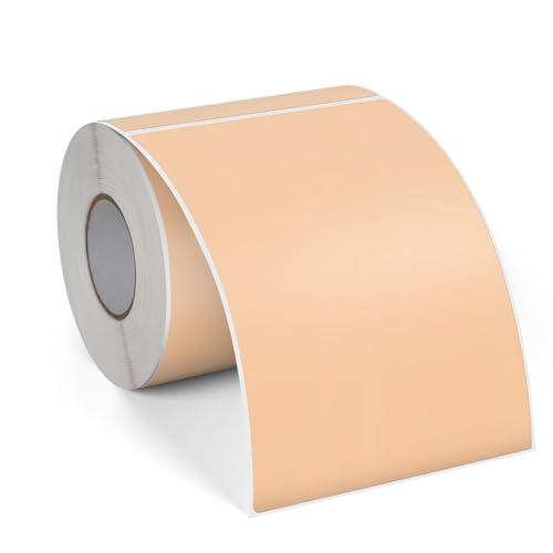 FINDAT Khaki Thermo-Etiketten 100 x 150 mm Vinyl Rolle Selbstklebende Versandetiketten Wasserdichtes Rechteck Drucker Thermo-Aufkleber für Adress Barcode Büro Logo Design 250 Stück FINDAT Khaki Thermo-Etiketten 100 x 150 mm Vinyl Rolle Selbstklebende Versandetiketten Wasserdichtes Rechteck Drucker Thermo-Aufkleber für Adress Barcode Büro Logo Design 250 Stück von FINDAT