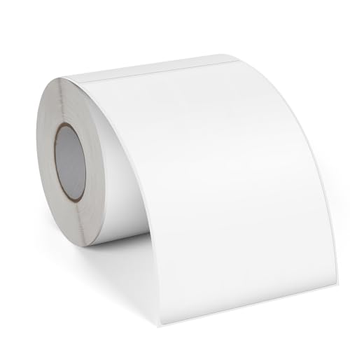 FINDAT Weiß Thermo-Etiketten 100 x 150 mm Vinyl Rolle Selbstklebende Versandetiketten Wasserdichtes Rechteck Drucker Thermo-Aufkleber für Adress Barcode Büro Logo Design 250 Stück FINDAT Weiß Thermo-Etiketten 100 x 150 mm Vinyl Rolle Selbstklebende Versandetiketten Wasserdichtes Rechteck Drucker Thermo-Aufkleber für Adress Barcode Büro Logo Design 250 Stück von FINDAT