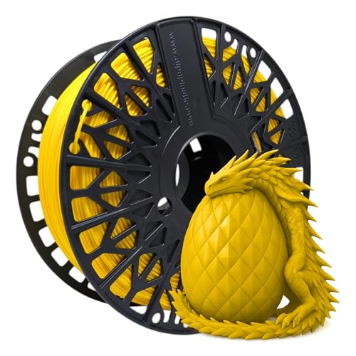 Finnotech F3D PLA Filament 1.75mm, Präzises 3D Drucker Filament, Maßgenauigkeit +/- 0.02mm, 1Kg Spule, Hochwertiges PLA für exakte 3D Drucke, Lemon von FINNOTECH