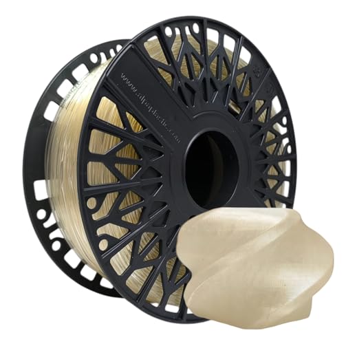 Finnotech F3D PLA Filament 1.75mm, Präzises 3D Drucker Filament, Maßgenauigkeit +/- 0.02mm, 1Kg Spule, Hochwertiges PLA für exakte 3D Drucke, Natürliche Farbe von FINNOTECH