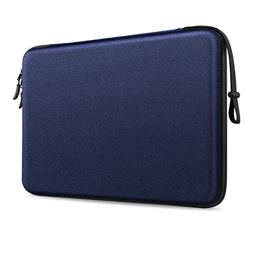 FINPAC Laptop Tasche Hartschalen Hülle für 16 Zoll MacBook Pro 2023-2019, 15,6" Lenovo Tab Notebook/IdeaPad, stoßfest Schutzhülle für 15,6 Zoll ASUS/Acer/HP/Surface/Huawei Laptop, Marineblau von FINPAC