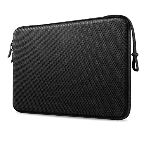 FINPAC Laptop Tasche Hartschalen Hülle für 16 Zoll MacBook Pro 2023-2019, 15,6" Lenovo Tab Notebook/IdeaPad, stoßfest Schutzhülle für 15,6 Zoll ASUS/Acer/HP/Surface/Huawei Laptop, Schwarz von FINPAC