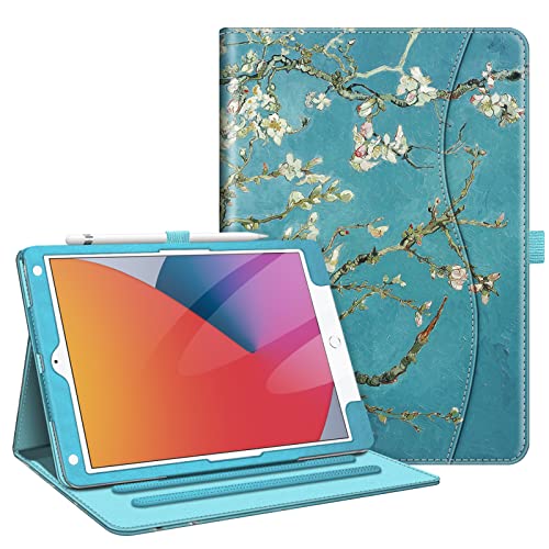 FINTIE Schutzhülle kompatibel mit iPad 10,2 Zoll 9. Generation 2021/8. Generation 2020/7. Generation 2019, Schutzhülle mit Mehreren Positionen, automatischer Schlaf-/Weckfunktion, Eckenschutz, von FINTIE