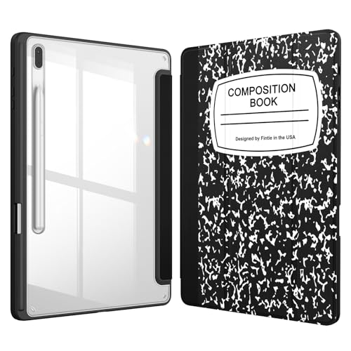 Fintie Samsung Galaxy Tab S8 Plus 2022/S7 FE 2021/S7 Plus 2020 12.4 Zoll Hybrid Hülle mit S Stifthalter, Transparente Rückschale, Auto Sleep/Wake Funktion, Zusammensetzung Fintie Samsung Galaxy Tab S8 Plus 2022/S7 FE 2021/S7 Plus 2020 12.4 Zoll Hybrid Hülle mit S Stifthalter, Transparente Rückschale, Auto Sleep/Wake Funktion, Zusammensetzung von FINTIE