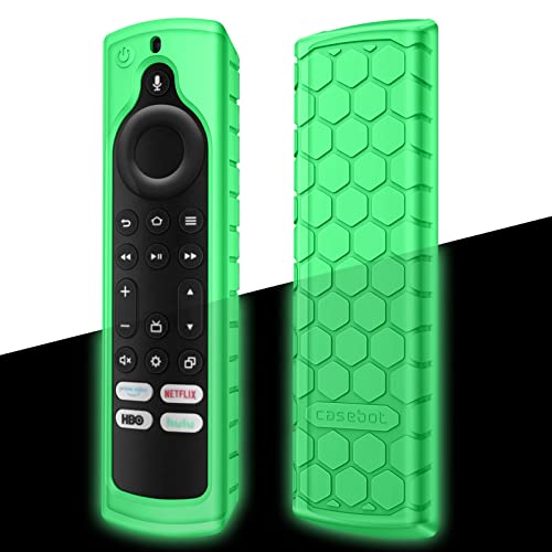 Fintie Silikon-Schutzhülle für Fire TV Stick 4K Max (2. Generation) Fernbedienung, rutschfest, stoßfest, Grün von FINTIE