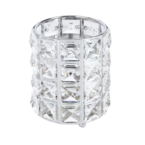 FIOERDTUIE Elegante, exquisite Aufbewahrung für Make up Pinsel aus Metall im europäischen Stil ABS Aufbewahrungsregal für Make up Pinsel aus Metall im europäischen Stil, silbrig FIOERDTUIE Elegante, exquisite Aufbewahrung für Make up Pinsel aus Metall im europäischen Stil ABS Aufbewahrungsregal für Make up Pinsel aus Metall im europäischen Stil, silbrig von FIOERDTUIE