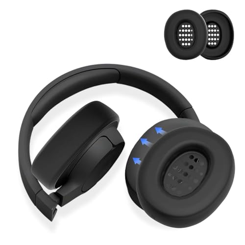 FIOPAZ Ohrpolster-Abdeckungen für JBL Tune 720BT, weiche Silikon-Schutzhülle für JBL Tune 770NC, kratzfester Staubschutz, waschbare Hülle für Tune 770NC/Tune 770NC Kopfhörer-Hülle, Schwarz FIOPAZ Ohrpolster-Abdeckungen für JBL Tune 720BT, weiche Silikon-Schutzhülle für JBL Tune 770NC, kratzfester Staubschutz, waschbare Hülle für Tune 770NC/Tune 770NC Kopfhörer-Hülle, Schwarz von FIOPAZ