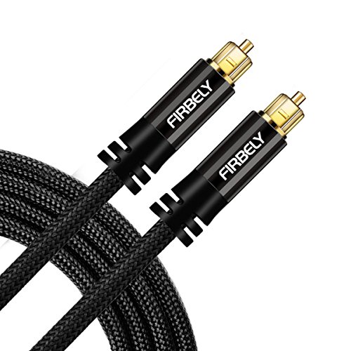 firbely vergoldet schwarz geflochten Jacke Toslink digitalen optischen Kabel schwarz/Gold schwarz/Gold 1.5 Feet firbely vergoldet schwarz geflochten Jacke Toslink digitalen optischen Kabel schwarz/Gold schwarz/Gold 1.5 Feet von FIRBELY
