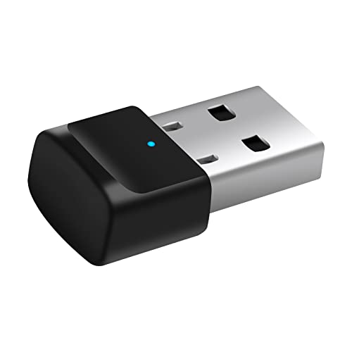 FIRE BULL Bluetooth Adapter für PC, USB Bluetooth Dongle 5.0 Plug and Play, Bluetooth Stick für Desktop, Laptop, Headset, Lautsprecher, Kopfhörer von FIRE BULL