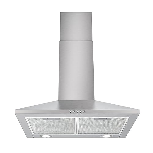 FIREGAS Dunstabzugshaube 60cm, 3 Geschwindigkeiten, Energiesparender Bürstenloser Motor, 368m³/h, Umluft und Abluft, Wandhauben, Edelstahl FIREGAS Dunstabzugshaube 60cm, 3 Geschwindigkeiten, Energiesparender Bürstenloser Motor, 368m³/h, Umluft und Abluft, Wandhauben, Edelstahl von FIREGAS