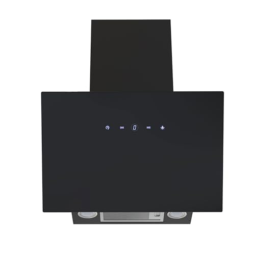 FIREGAS Dunstabzugshaube 90cm, Abluft/Umluft-Dunstabzugshaube mit LEDs, 594 m³/h Luftstrom, Schräghaube mit TouchControl, 9 Leistungsstufen, Dunstabzug 90 cm FIREGAS Dunstabzugshaube 90cm, Abluft/Umluft-Dunstabzugshaube mit LEDs, 594 m³/h Luftstrom, Schräghaube mit TouchControl, 9 Leistungsstufen, Dunstabzug 90 cm von FIREGAS