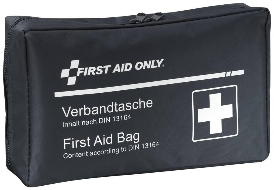 FIRST AID ONLY KFZ-Verbandtasche nach DIN 13164, schwarz von FIRST AID ONLY