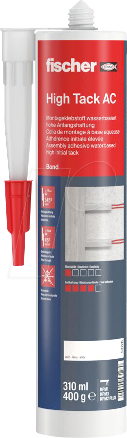 FD 053128 - High Tack AC 310 weiß von FISCHER BEFESTIGUNGSSYSTEME