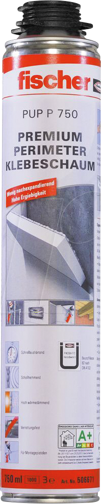 FD 506671 - Perimeterklebeschaum PUP P 750 B2 von FISCHER BEFESTIGUNGSSYSTEME