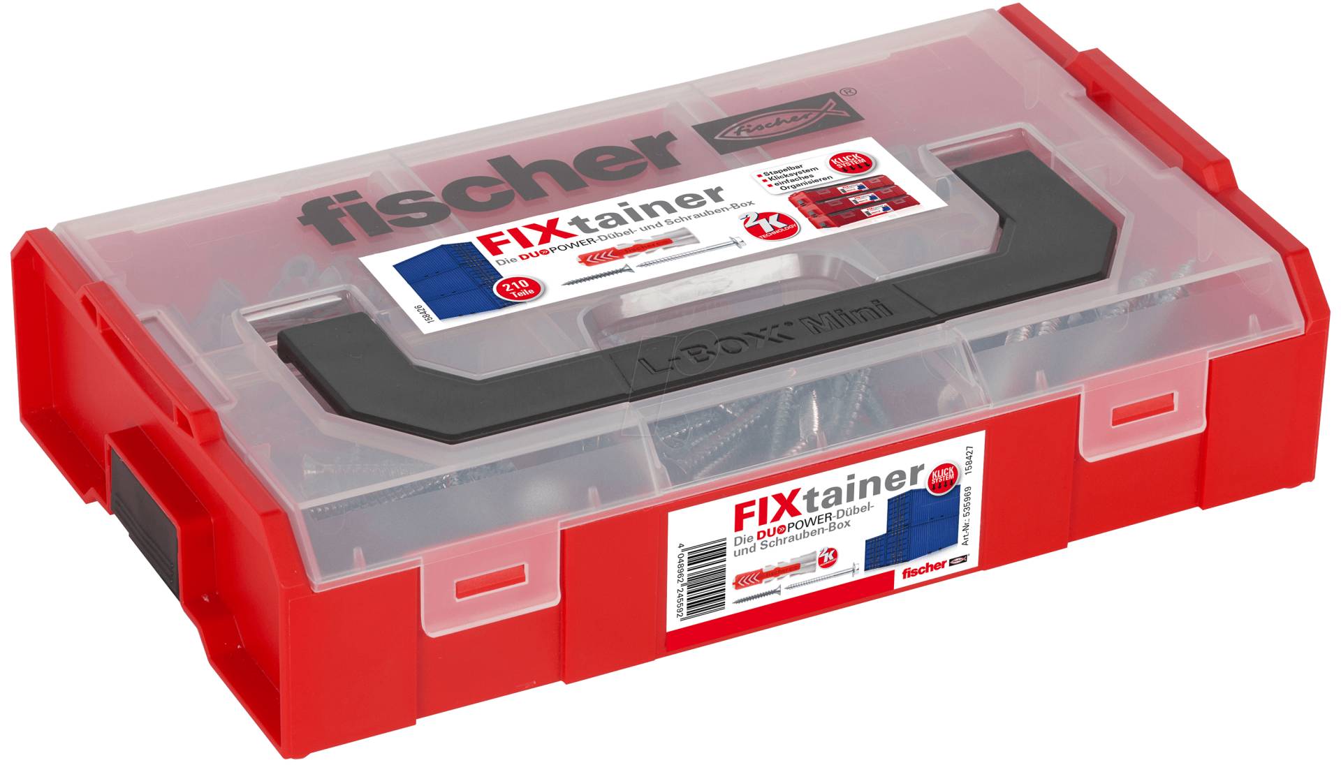 FD 535969 - Sortiment DUOPOWER Dübel, mit Schrauben FD 535969 - Sortiment DUOPOWER Dübel, mit Schrauben von FISCHER BEFESTIGUNGSSYSTEME