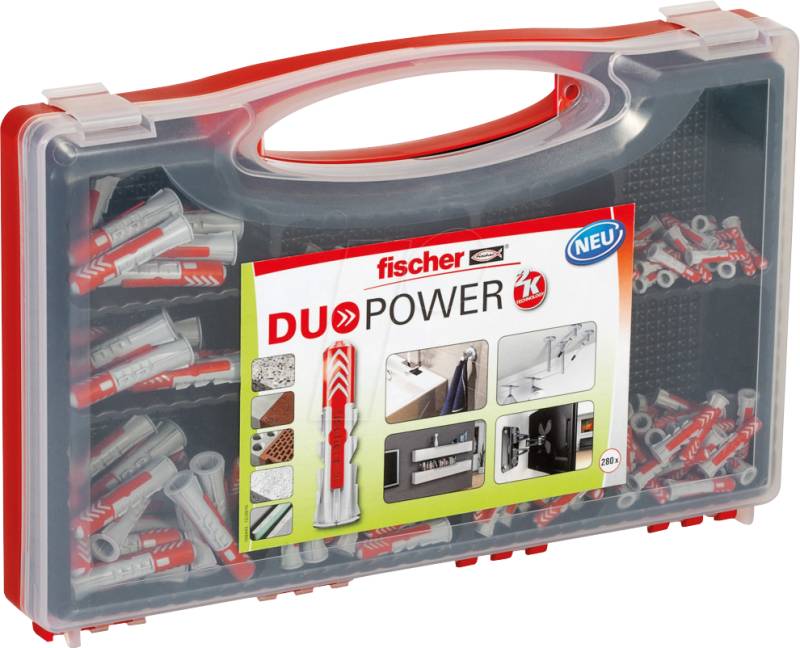 FD 535973 - Redbox DuoPower, 280-teilig von FISCHER BEFESTIGUNGSSYSTEME