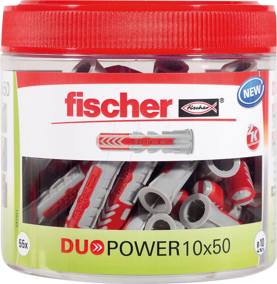 FD 541921 - DuoPower 10x50 Dose, 55 Stück von FISCHER BEFESTIGUNGSSYSTEME