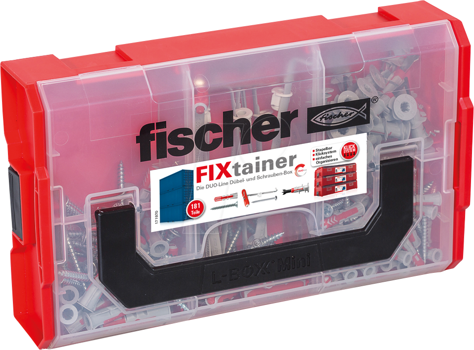 FD 548862 - FIXtainer - DUO-Line, 181-teilig von FISCHER BEFESTIGUNGSSYSTEME