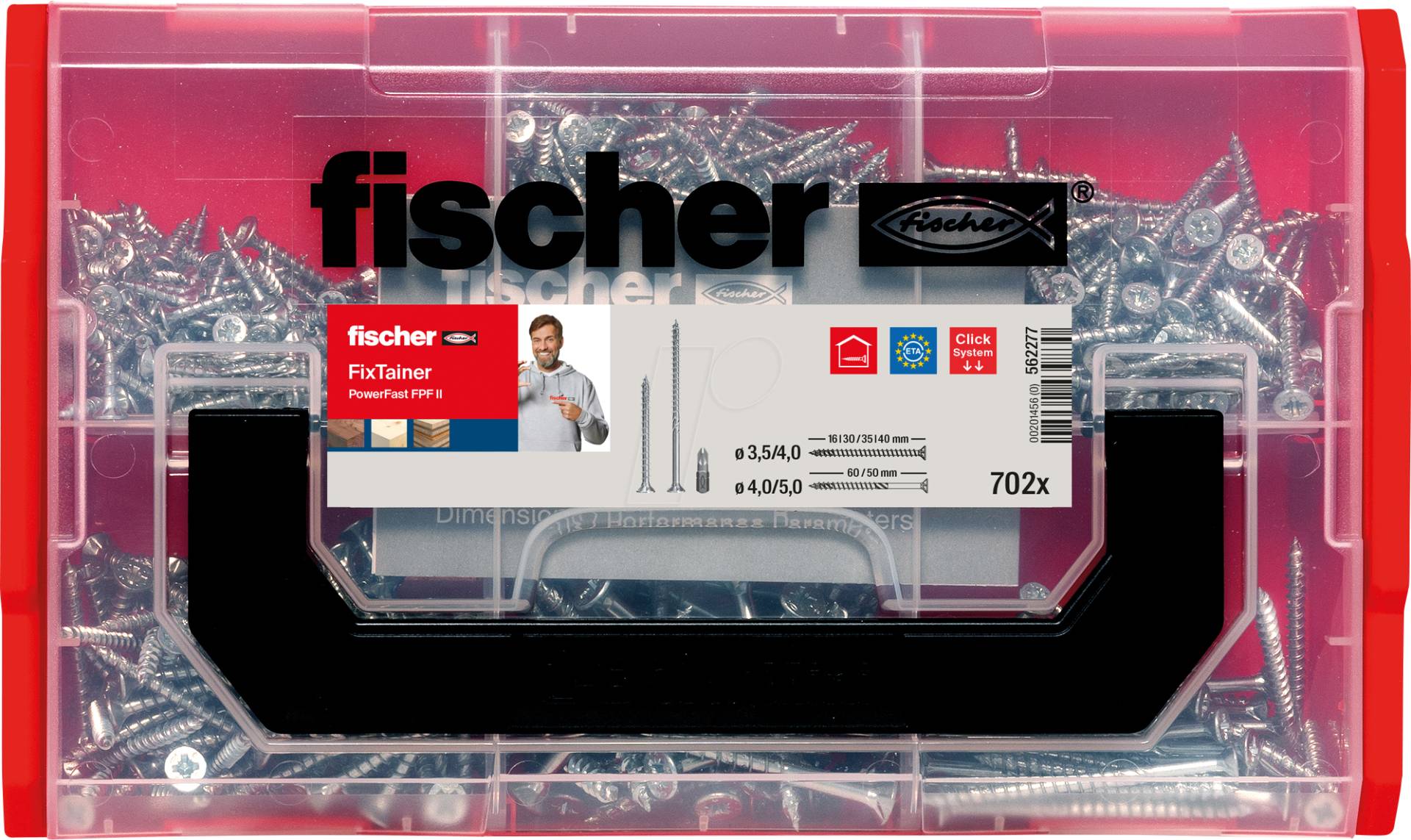 FD 562277 - FIXtainer - PowerFast II SK PZ, 700 Teile FD 562277 - FIXtainer - PowerFast II SK PZ, 700 Teile von FISCHER BEFESTIGUNGSSYSTEME