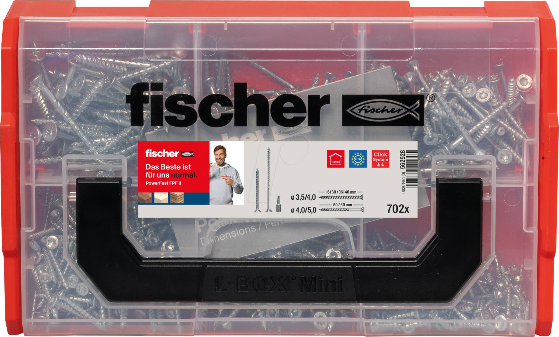 FD 562928 - FIXtainer-PowerFast II SK TG/VG TX, 702 Teile FD 562928 - FIXtainer-PowerFast II SK TG/VG TX, 702 Teile von FISCHER BEFESTIGUNGSSYSTEME
