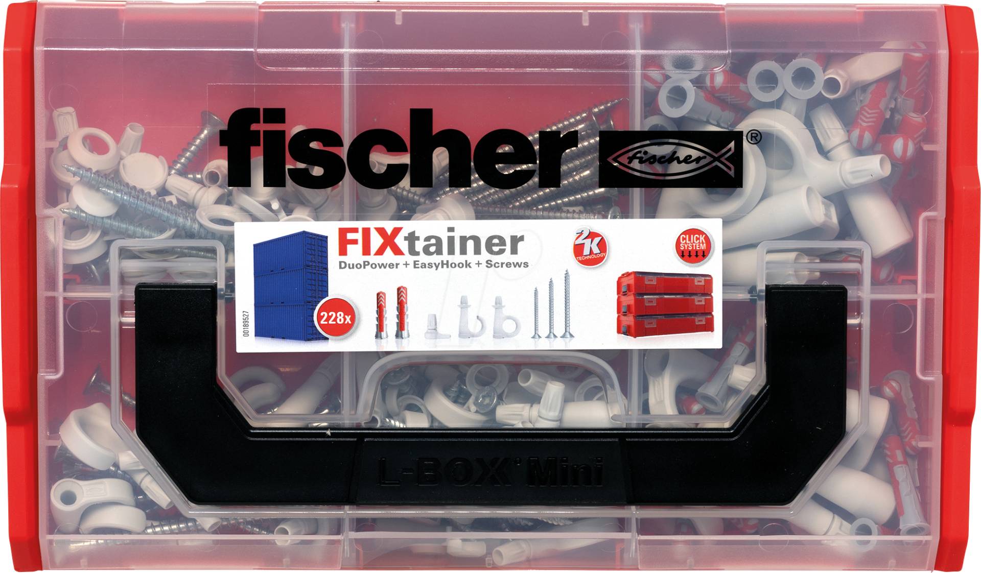 FD 563578 - FIXtainer - EasyHook, 228 Teile FD 563578 - FIXtainer - EasyHook, 228 Teile von FISCHER BEFESTIGUNGSSYSTEME
