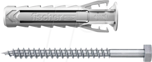 FD 567829 - Dübel + Schraube, SX Plus 12x60 S K, 3-teilig von FISCHER BEFESTIGUNGSSYSTEME