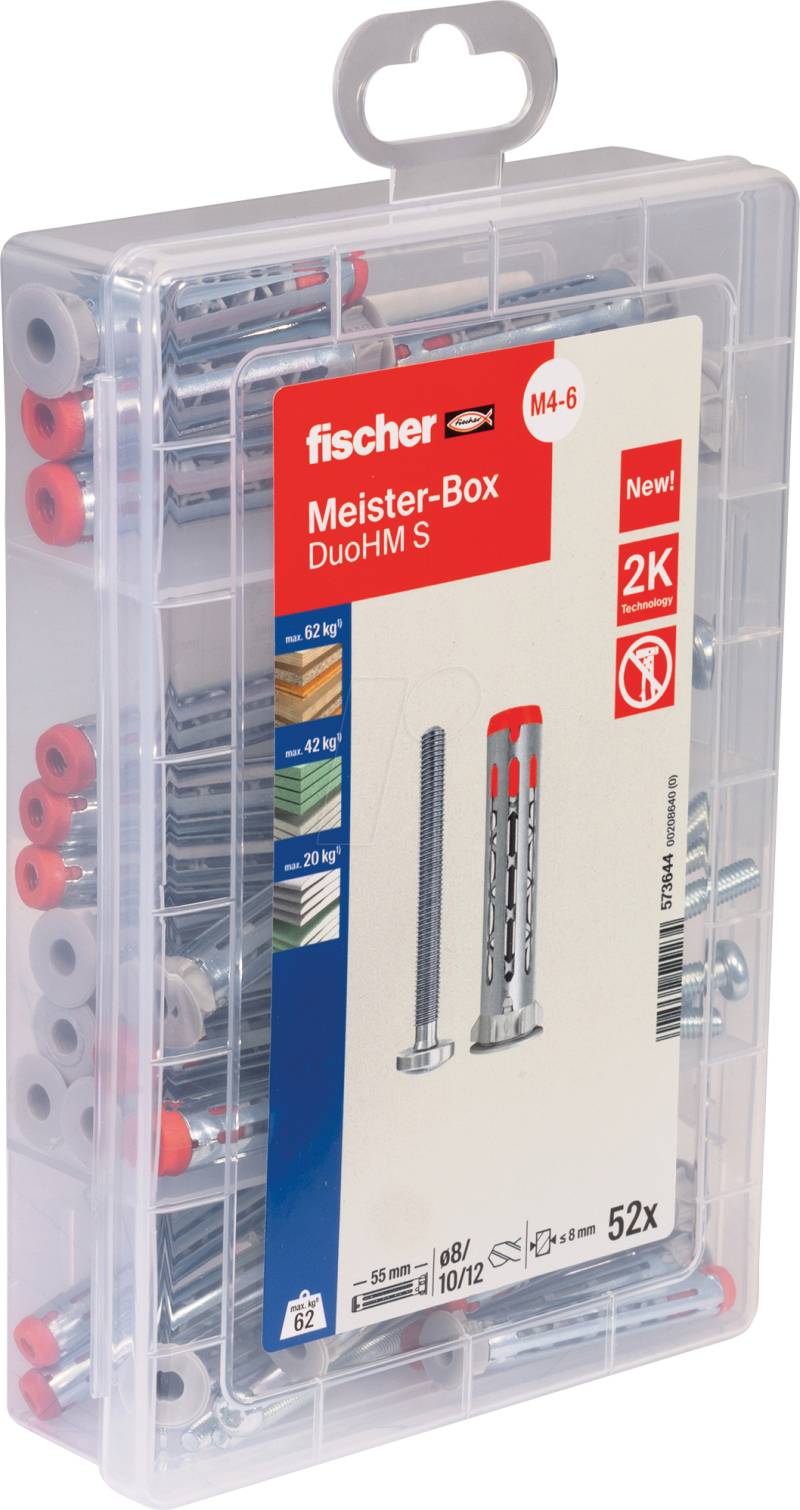 FD 573644 - Meisterbox DuoHM TX, 52 Stück von FISCHER BEFESTIGUNGSSYSTEME