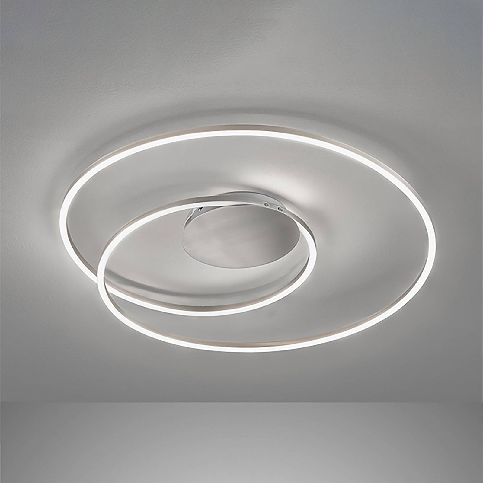 LED-Deckenleuchte Holy Ø 49cm nickel matt LED-Deckenleuchte Holy Ø 49cm nickel matt von FISCHER & HONSEL