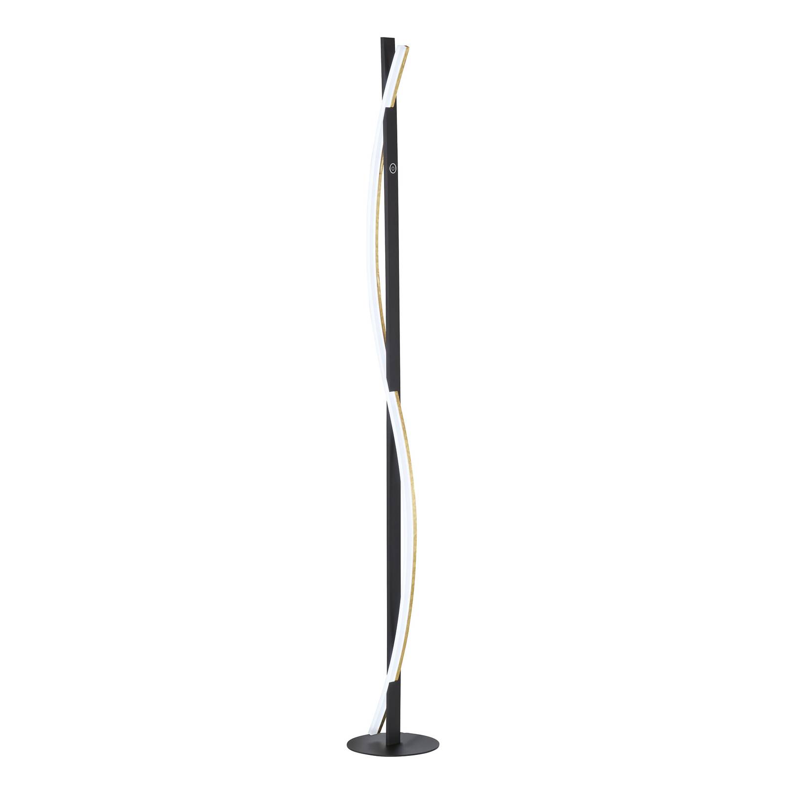 LED-Stehlampe Bridge Gestensensor dim CCT schwarz LED-Stehlampe Bridge Gestensensor dim CCT schwarz von FISCHER & HONSEL