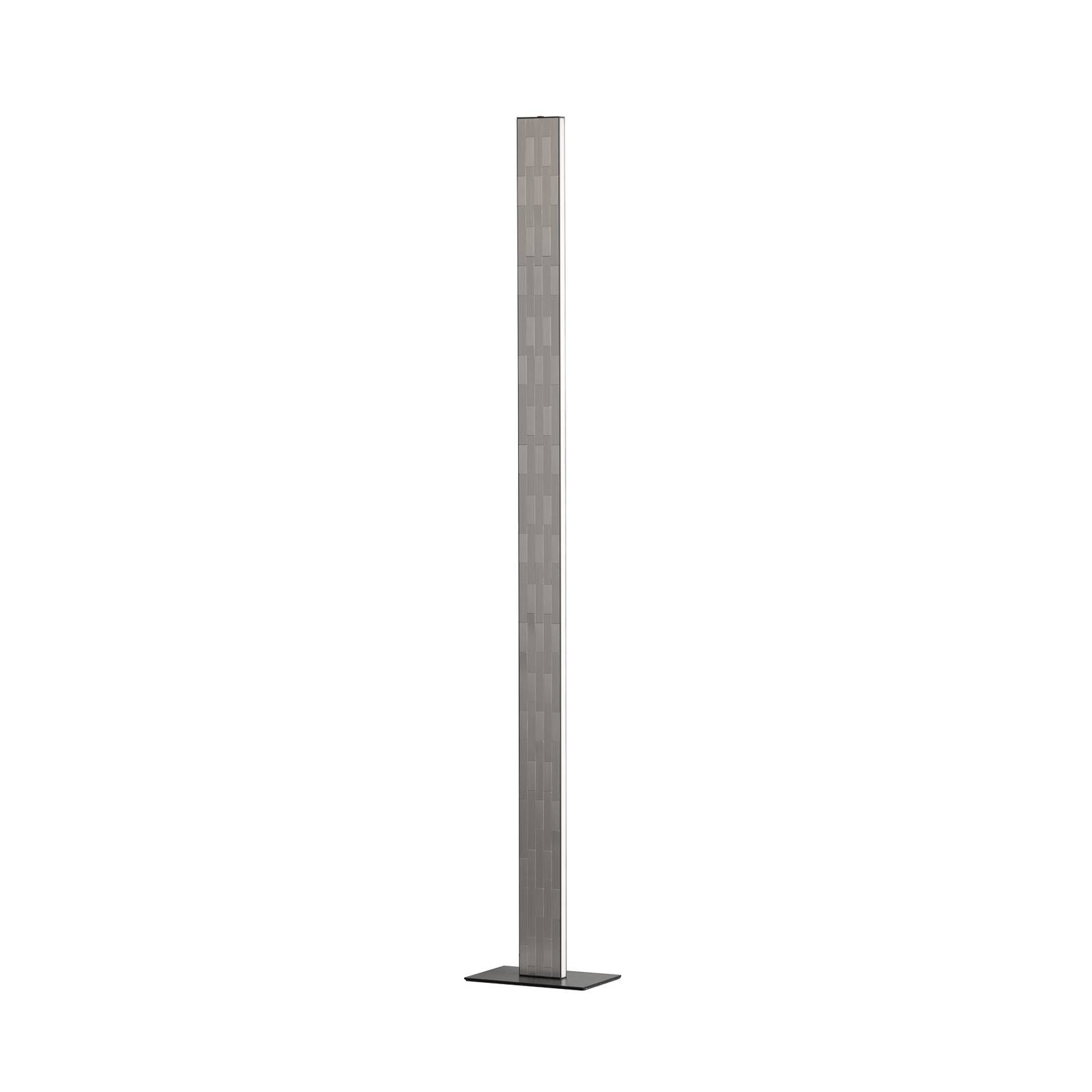 LED-Stehleuchte Aluro, Metall, nickelfarben, CCT, dimmbar LED-Stehleuchte Aluro, Metall, nickelfarben, CCT, dimmbar von FISCHER & HONSEL
