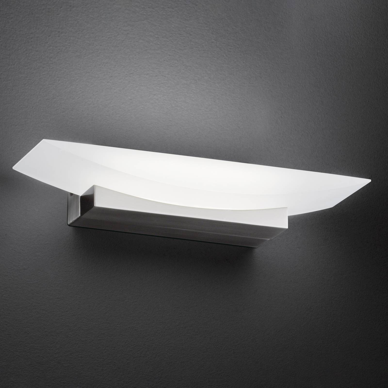 LED-Wandleuchte Bowl TW CCT Breite 30 cm, nickel von FISCHER & HONSEL