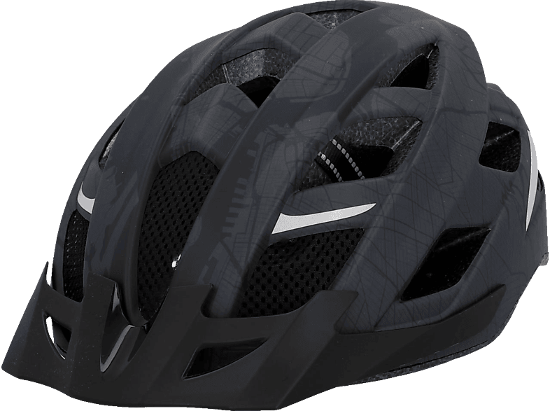 FISCHER 50449 Urban Plus Brooklyn (Fahrradhelm, 52 - 59 cm, Schwarz) von FISCHER