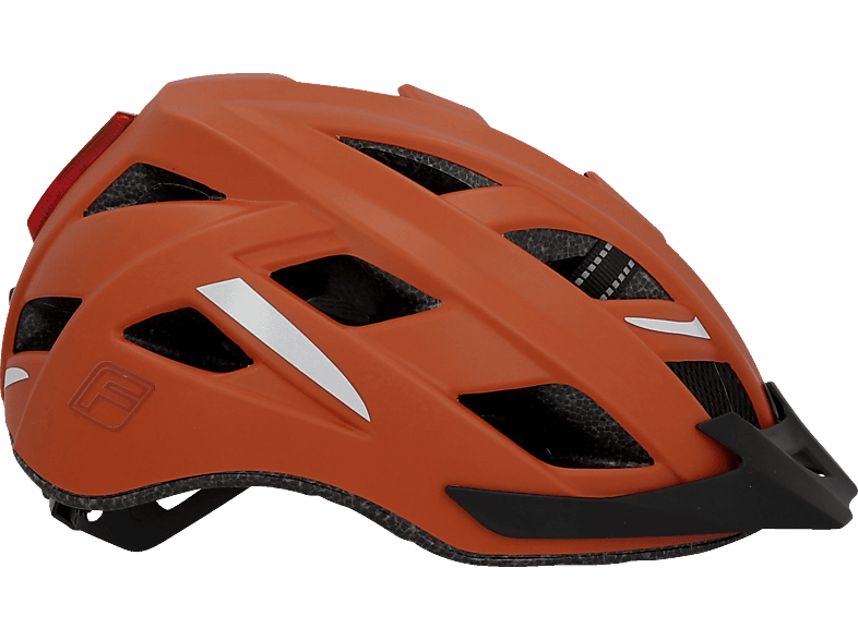 FISCHER 50628 Urban Plus Miami (Fahrradhelm, 58 bis 61 cm, Orange) von FISCHER