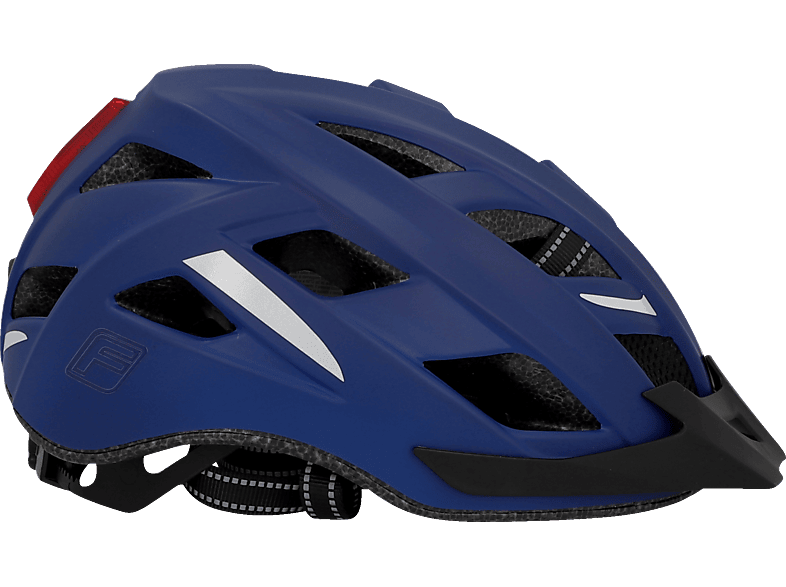 FISCHER 50631 Urban Plus Boston (Fahrradhelm, 52 bis 59 cm, Blau) von FISCHER