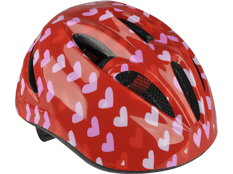 FISCHER 86100 "Herz" (Fahrradhelm, Rot/Rosa) von FISCHER