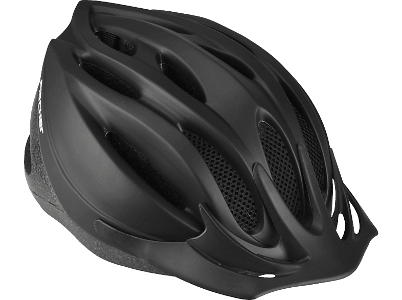 FISCHER 86162 Shadow (Fahrradhelm, 54 - 59 cm, Schwarz) von FISCHER