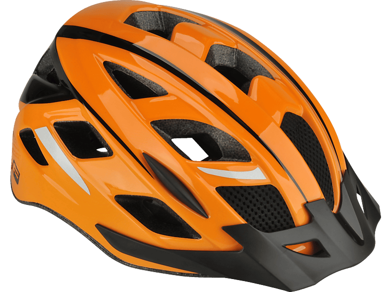 FISCHER 86731 Urban Sport (Fahrradhelm, 52 - 59 cm, Orange) von FISCHER