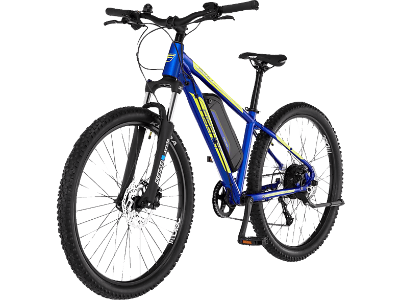 FISCHER MONTIS 2.1 Junior Mountainbike (Laufradgröße: 27,5 Zoll, Unisex-Rad, 422 Wh, Blau glanz) von FISCHER
