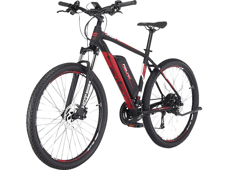 FISCHER MONTIS EM 1726 Mountainbike (Laufradgröße: 27,5 Zoll, Rahmenhöhe: 48 cm, Herren-Rad, 422 Wh, Schwarz matt) von FISCHER