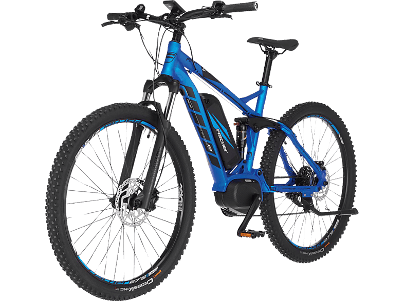 FISCHER MONTIS EM 1862 Mountainbike (Laufradgröße: 27,5 Zoll, Herren-Rad, 557 Wh, Blau matt) von FISCHER