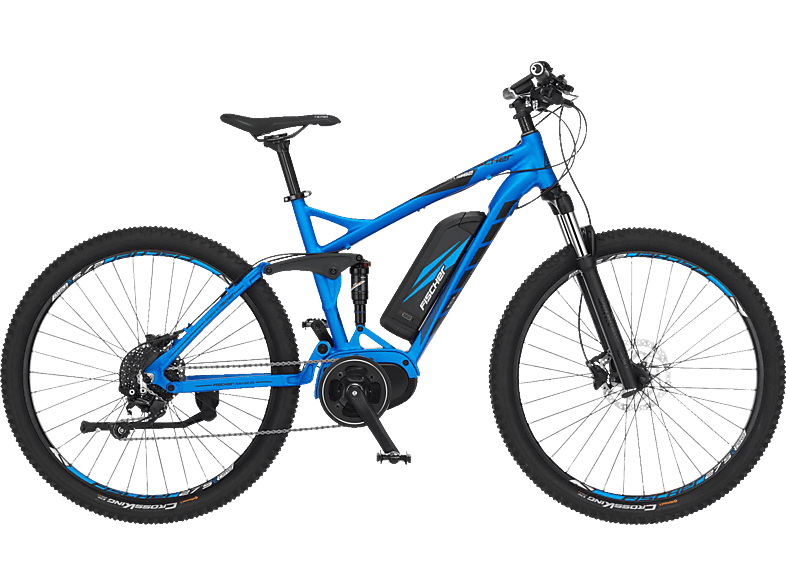 FISCHER MONTIS EM 1862 Mountainbike (Laufradgröße: 27,5 Zoll, Rahmenhöhe: 48 cm, Unisex-Rad, 557 Wh, Blau) von FISCHER