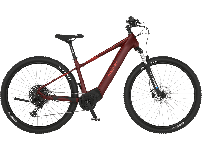 FISCHER Montis 7.0I Mountainbike (Laufradgröße: 29 Zoll, Rahmenhöhe: 43 cm, Unisex-Rad, 630 Wh, Rot ) von FISCHER