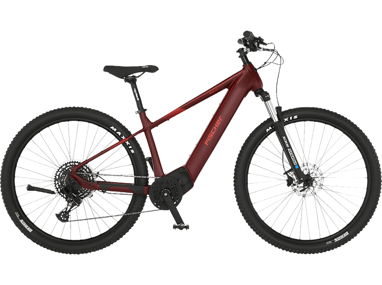 FISCHER Montis 7.0I Mountainbike (Laufradgröße: 29 Zoll, Rahmenhöhe: 49 cm, Unisex-Rad, 630 Wh, Rot ) von FISCHER