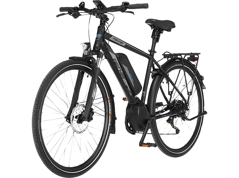 FISCHER VIATOR ETH 1861 Trekkingrad (Laufradgröße: 28 Zoll, Herren-Rad, 557 Wh, Schwarz matt) von FISCHER