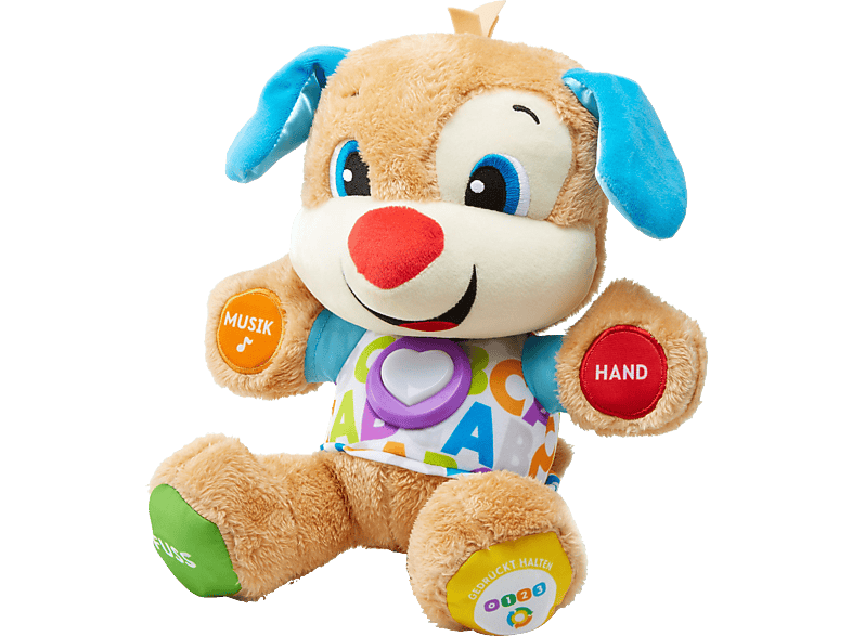 FISHER PRICE Lernspaß Hündchen, Baby-Spielzeug mit Musik, Kuscheltier Lernspielzeug Mehrfarbig von FISHER PRICE