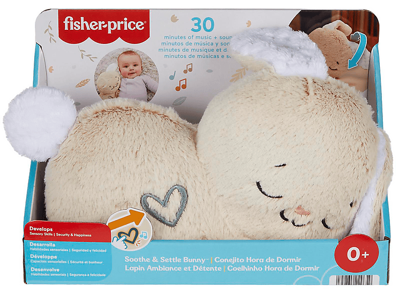 FISHER PRICE Schlummer-Häschen Plüschfigur Mehrfarbig FISHER PRICE Schlummer-Häschen Plüschfigur Mehrfarbig von FISHER PRICE
