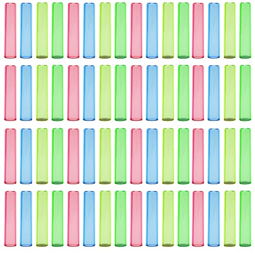 FISHSHOP Bleistiftkappen 100 PCS Kunststoff Bleistift Top Hülsen Abdeckung Extender Kunststoff Protector Schulbedarf (Style 1) von FISHSHOP